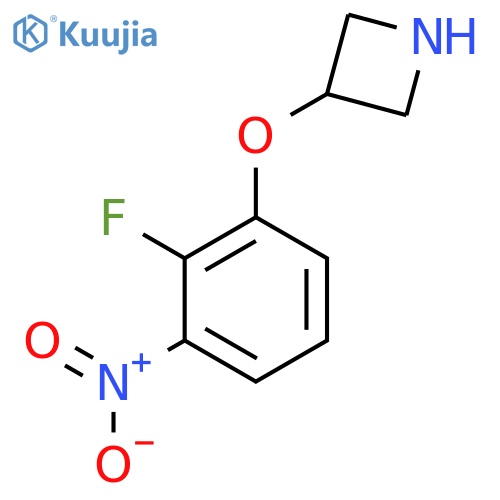 3-(2-fluoro-3-nitrophenoxy)azetidine structure