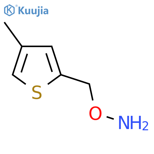 O-(4-methylthiophen-2-yl)methylhydroxylamine structure