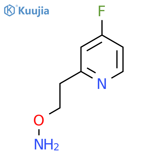 O-2-(4-fluoropyridin-2-yl)ethylhydroxylamine structure