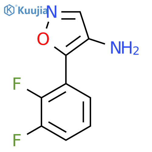 5-(2,3-difluorophenyl)-1,2-oxazol-4-amine structure