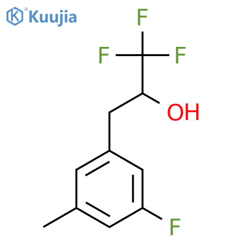 1,1,1-trifluoro-3-(3-fluoro-5-methylphenyl)propan-2-ol structure