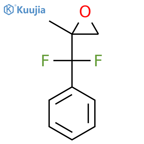 2-difluoro(phenyl)methyl-2-methyloxirane structure