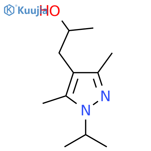 1-3,5-dimethyl-1-(propan-2-yl)-1H-pyrazol-4-ylpropan-2-ol structure