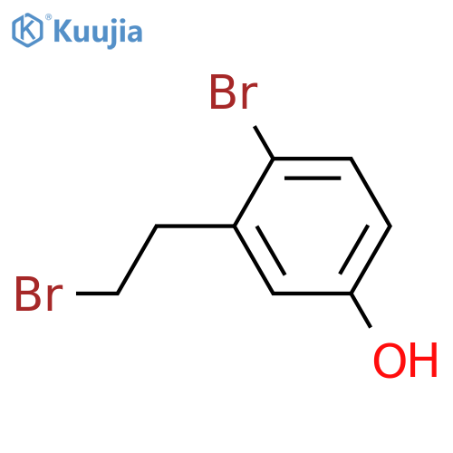 4-bromo-3-(2-bromoethyl)phenol structure