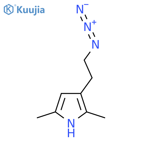 3-(2-azidoethyl)-2,5-dimethyl-1H-pyrrole structure