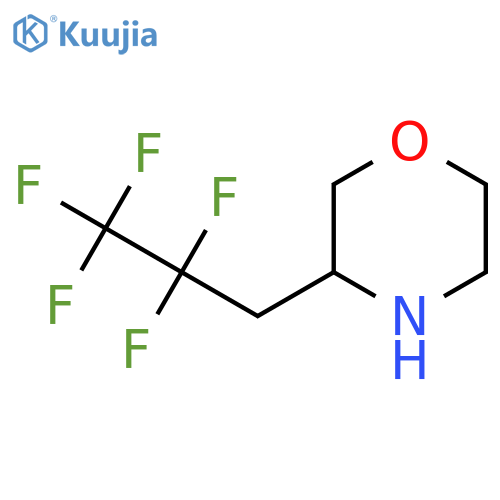 3-(2,2,3,3,3-pentafluoropropyl)morpholine structure