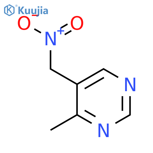 4-methyl-5-(nitromethyl)pyrimidine structure