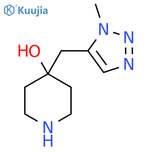 4-(1-methyl-1H-1,2,3-triazol-5-yl)methylpiperidin-4-ol structure