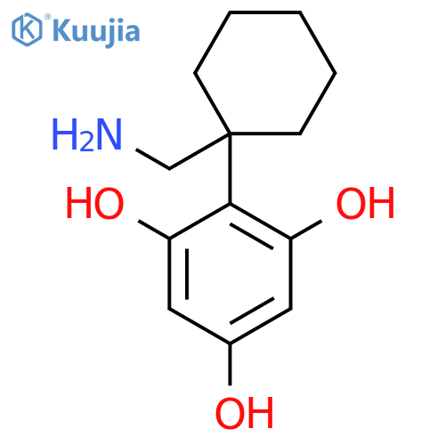 2-1-(aminomethyl)cyclohexylbenzene-1,3,5-triol structure