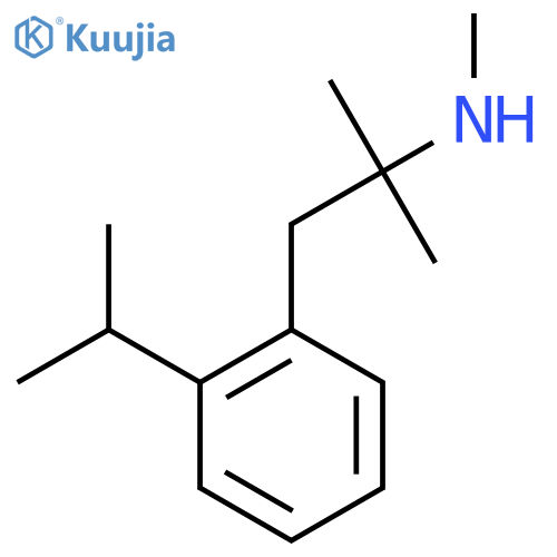 methyl({2-methyl-1-2-(propan-2-yl)phenylpropan-2-yl})amine structure