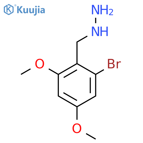 (2-bromo-4,6-dimethoxyphenyl)methylhydrazine structure