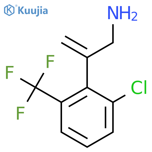 2-2-chloro-6-(trifluoromethyl)phenylprop-2-en-1-amine structure