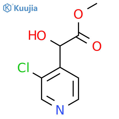 methyl 2-(3-chloropyridin-4-yl)-2-hydroxyacetate structure