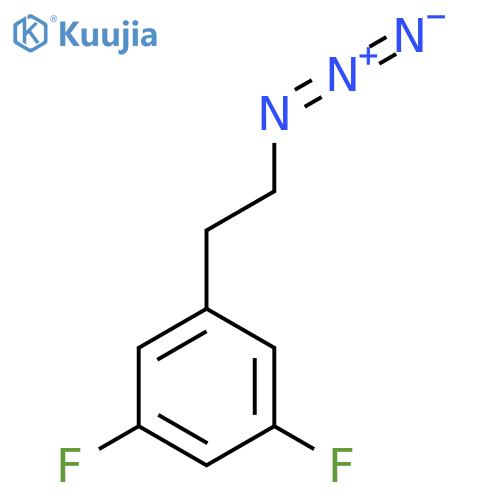 1-(2-azidoethyl)-3,5-difluorobenzene structure