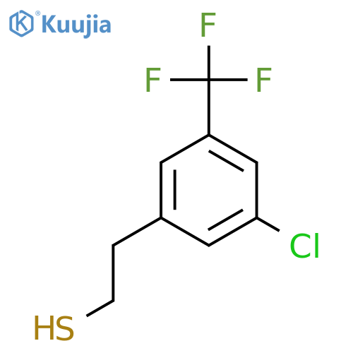 2-3-chloro-5-(trifluoromethyl)phenylethane-1-thiol structure