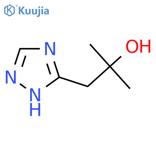 2-methyl-1-(1H-1,2,4-triazol-3-yl)propan-2-ol structure
