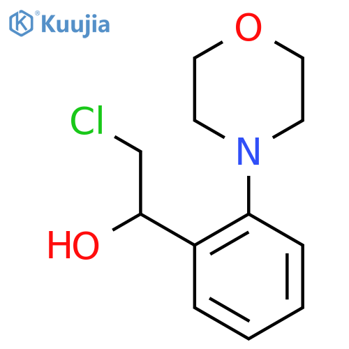 2-chloro-1-2-(morpholin-4-yl)phenylethan-1-ol structure