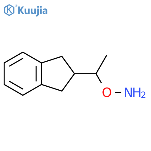 O-1-(2,3-dihydro-1H-inden-2-yl)ethylhydroxylamine structure