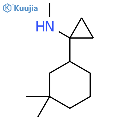 1-(3,3-dimethylcyclohexyl)-N-methylcyclopropan-1-amine structure