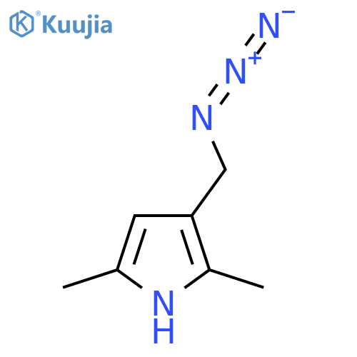 3-(azidomethyl)-2,5-dimethyl-1H-pyrrole structure