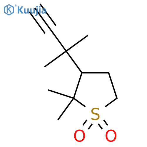 2,2-dimethyl-3-(2-methylbut-3-yn-2-yl)-1lambda6-thiolane-1,1-dione structure