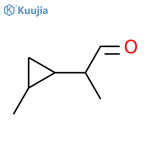 2-(2-methylcyclopropyl)propanal structure