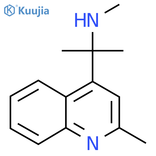 methyl2-(2-methylquinolin-4-yl)propan-2-ylamine structure