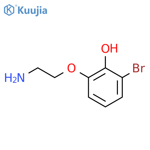2-(2-aminoethoxy)-6-bromophenol structure