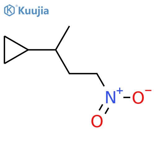 (4-nitrobutan-2-yl)cyclopropane structure