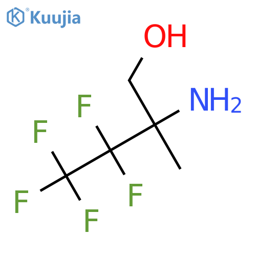 2-amino-3,3,4,4,4-pentafluoro-2-methylbutan-1-ol structure