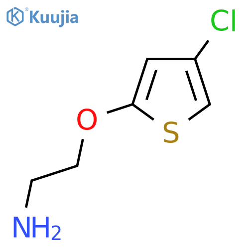 2-[(4-Chlorothiophen-2-yl)oxy]ethan-1-amine structure