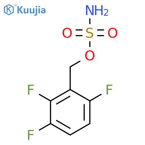 (2,3,6-trifluorophenyl)methyl sulfamate structure