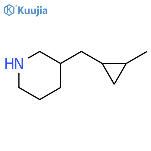 3-(2-methylcyclopropyl)methylpiperidine structure