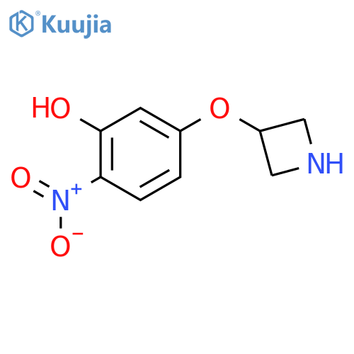 5-(azetidin-3-yloxy)-2-nitrophenol structure