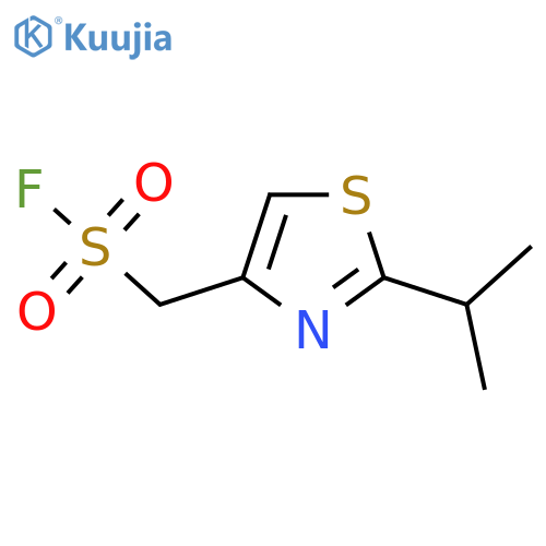 2-(propan-2-yl)-1,3-thiazol-4-ylmethanesulfonyl fluoride structure
