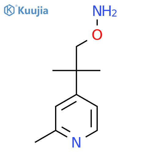O-2-methyl-2-(2-methylpyridin-4-yl)propylhydroxylamine structure
