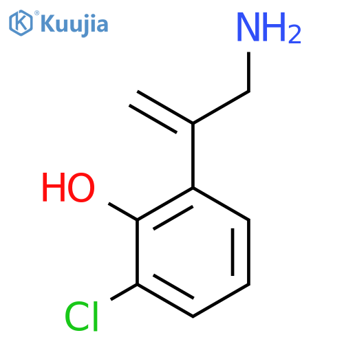 2-(3-Aminoprop-1-en-2-yl)-6-chlorophenol structure
