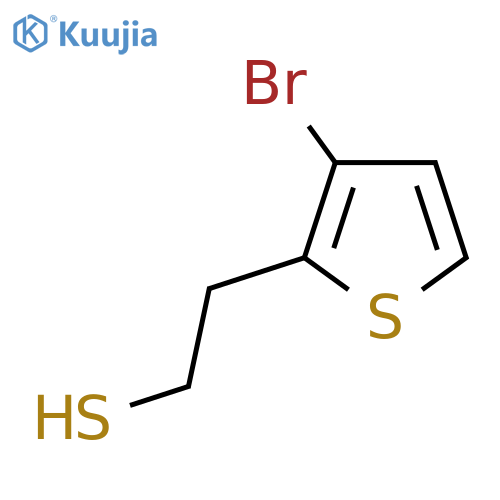 2-(3-bromothiophen-2-yl)ethane-1-thiol structure