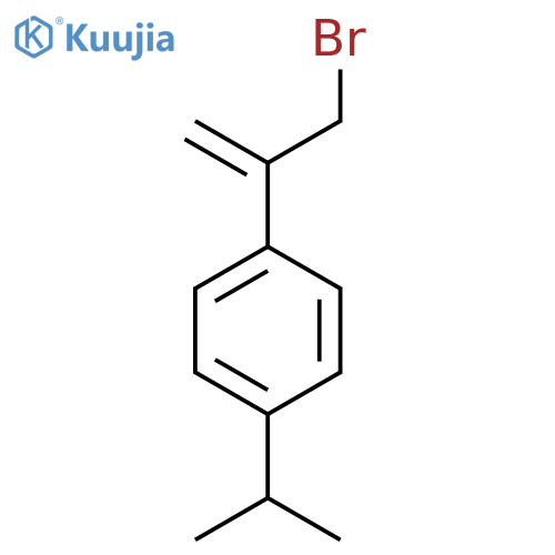 1-(3-bromoprop-1-en-2-yl)-4-(propan-2-yl)benzene structure