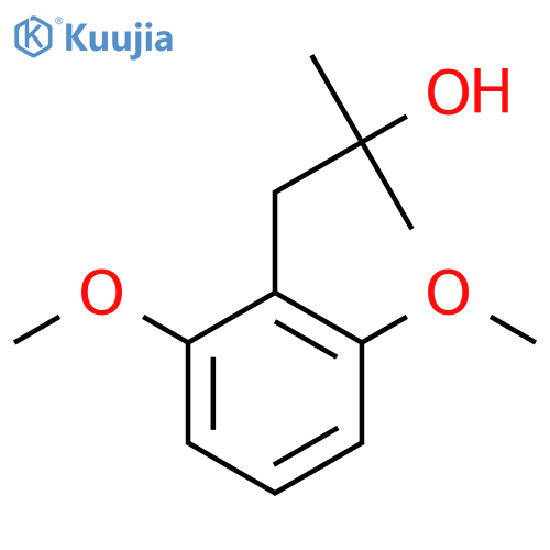 1-(2,6-dimethoxyphenyl)-2-methylpropan-2-ol structure