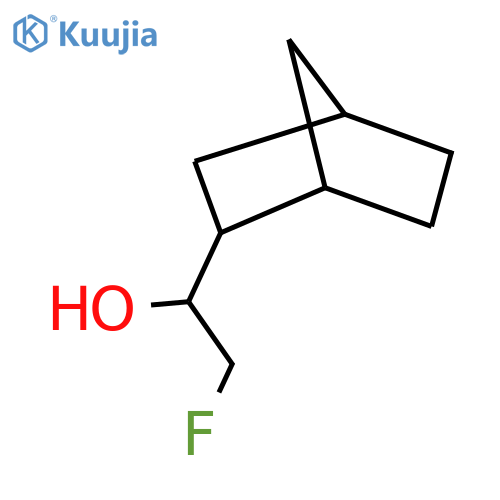 1-{bicyclo2.2.1heptan-2-yl}-2-fluoroethan-1-ol structure