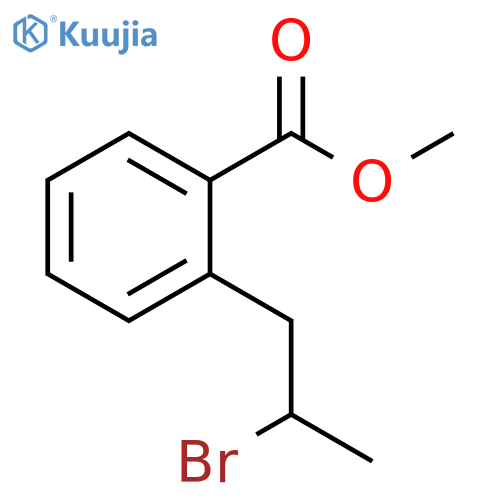 methyl 2-(2-bromopropyl)benzoate structure