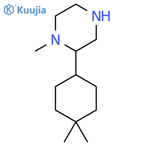 2-(4,4-dimethylcyclohexyl)-1-methylpiperazine structure