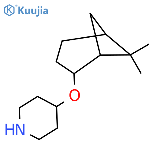 4-({6,6-dimethylbicyclo3.1.1heptan-2-yl}oxy)piperidine structure