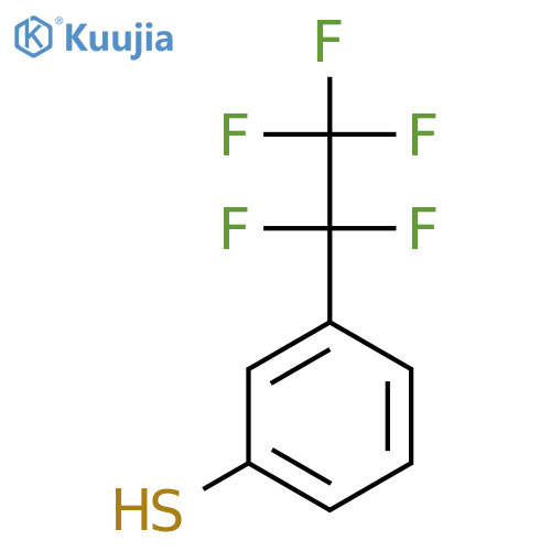 3-(pentafluoroethyl)benzene-1-thiol structure