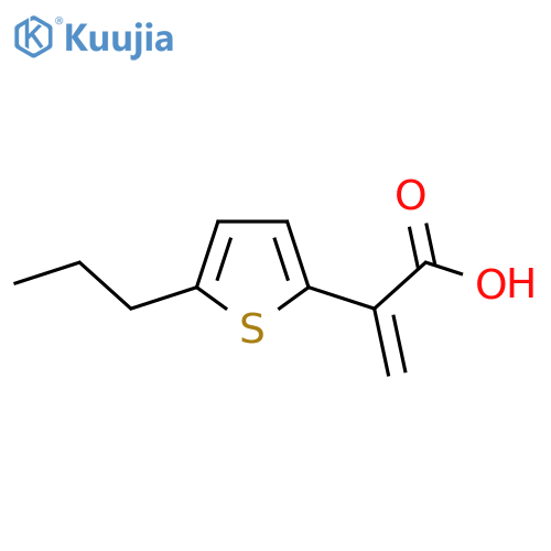 2-(5-propylthiophen-2-yl)prop-2-enoic acid structure