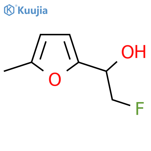 2-fluoro-1-(5-methylfuran-2-yl)ethan-1-ol structure