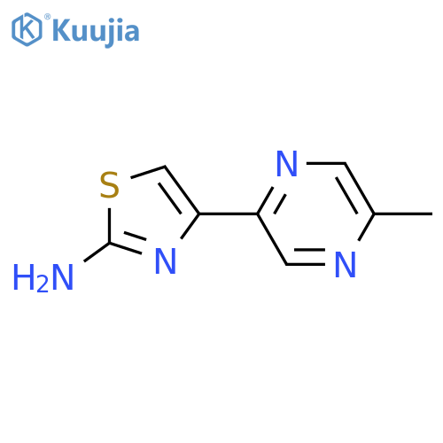 4-(5-methylpyrazin-2-yl)-1,3-thiazol-2-amine structure
