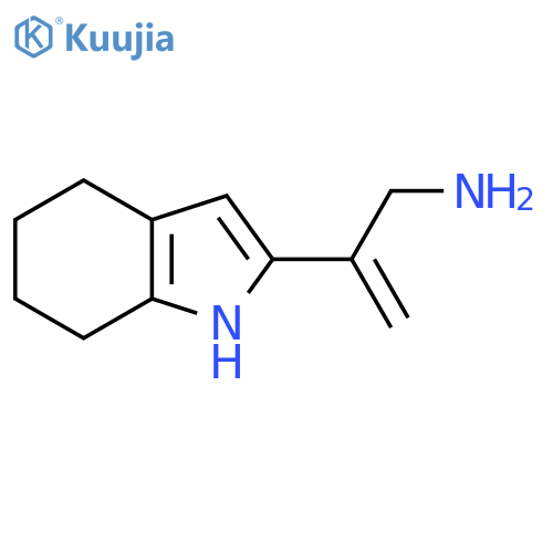 2-(4,5,6,7-tetrahydro-1H-indol-2-yl)prop-2-en-1-amine structure