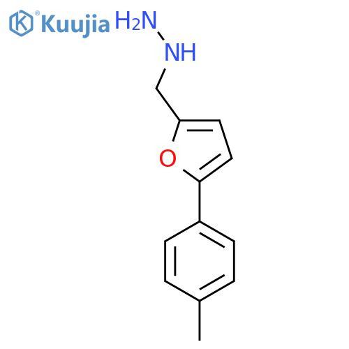 {5-(4-methylphenyl)furan-2-ylmethyl}hydrazine structure